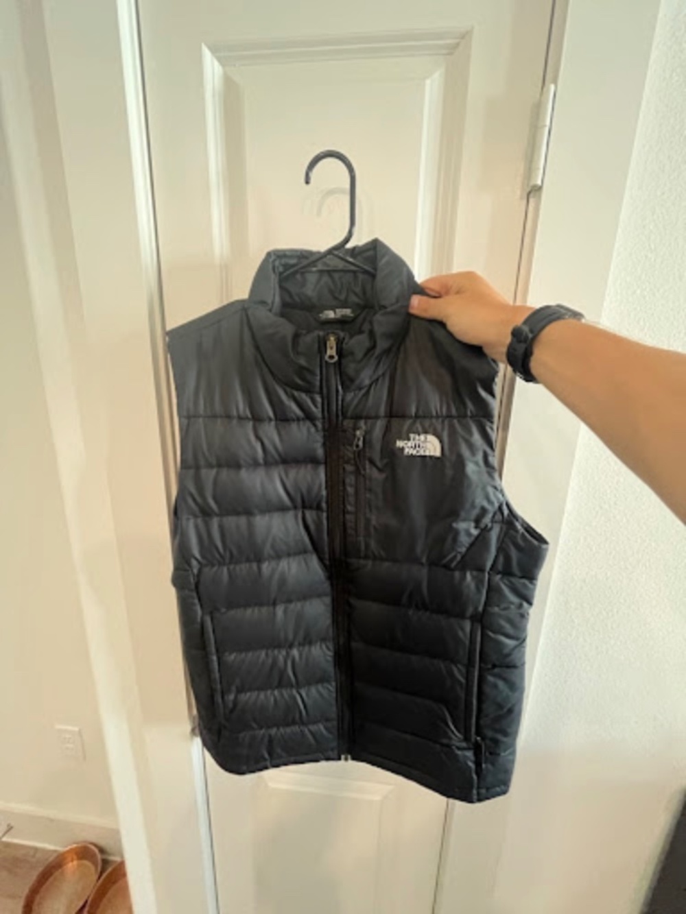 The North Face Men’s Aconcagua Down Insulated Vest - All Black - Medium